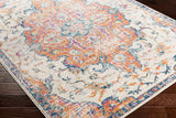Surya rug co. | bright orange rug | elaziz | rugs done right