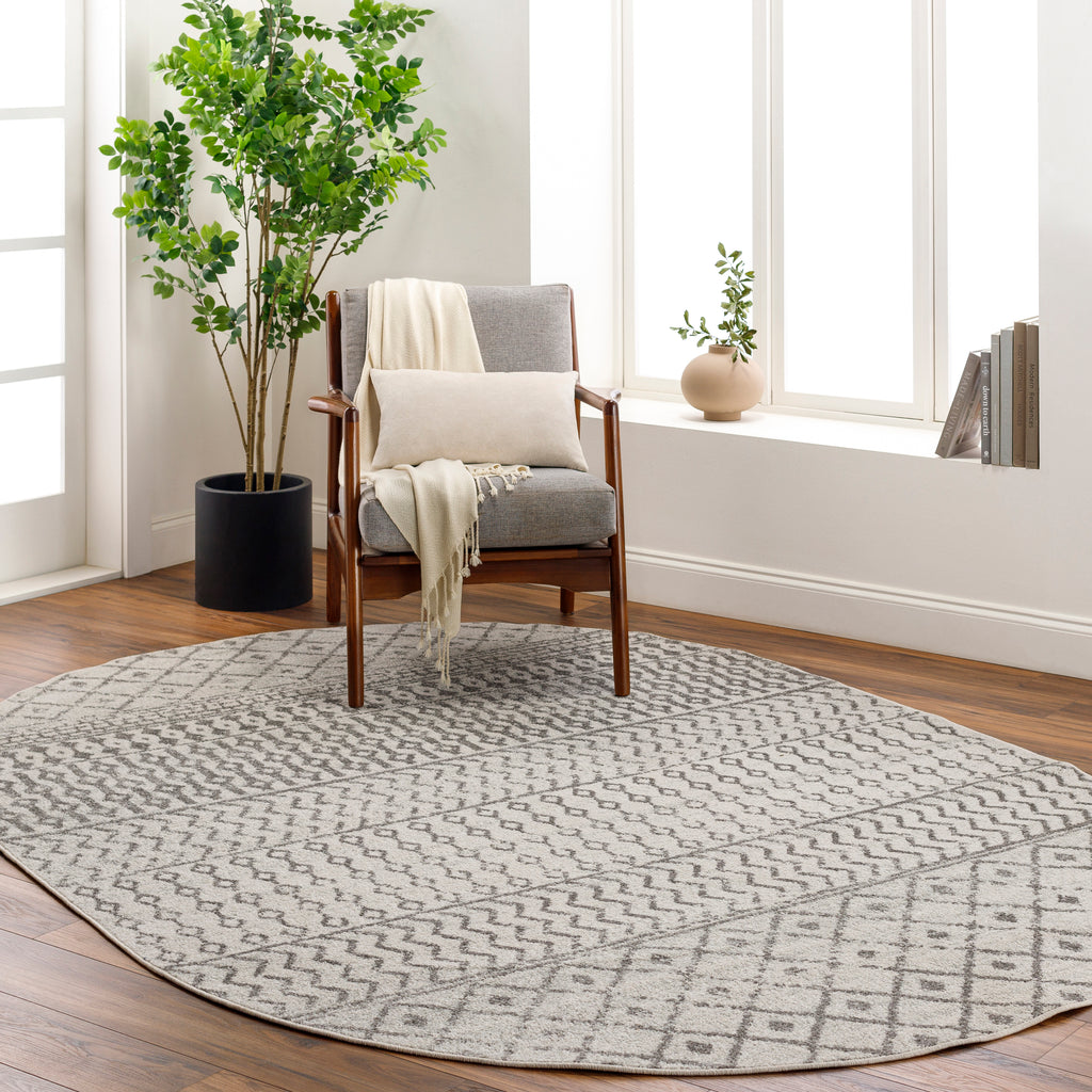 surya elaziz elz 2369 light grey rug