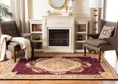 Safavieh Clearance Empire EM414A Dark Red Rug