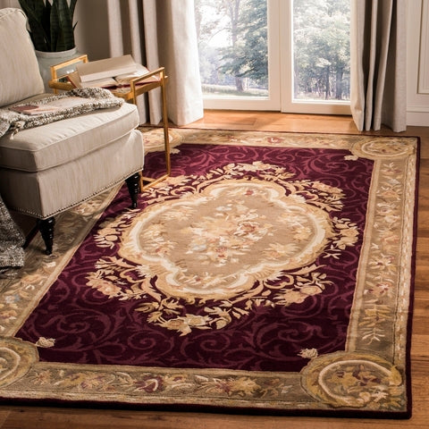 Safavieh Clearance Empire EM414A Dark Red Rug