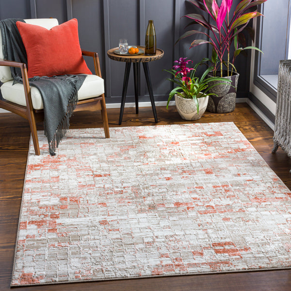 surya enfield enf 2303 burnt orange rug