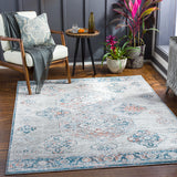 surya enfield enf 2306 teal rug