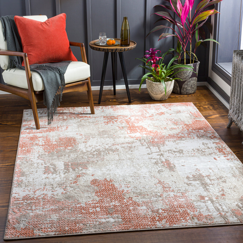 surya enfield enf 2316 burnt orange rug