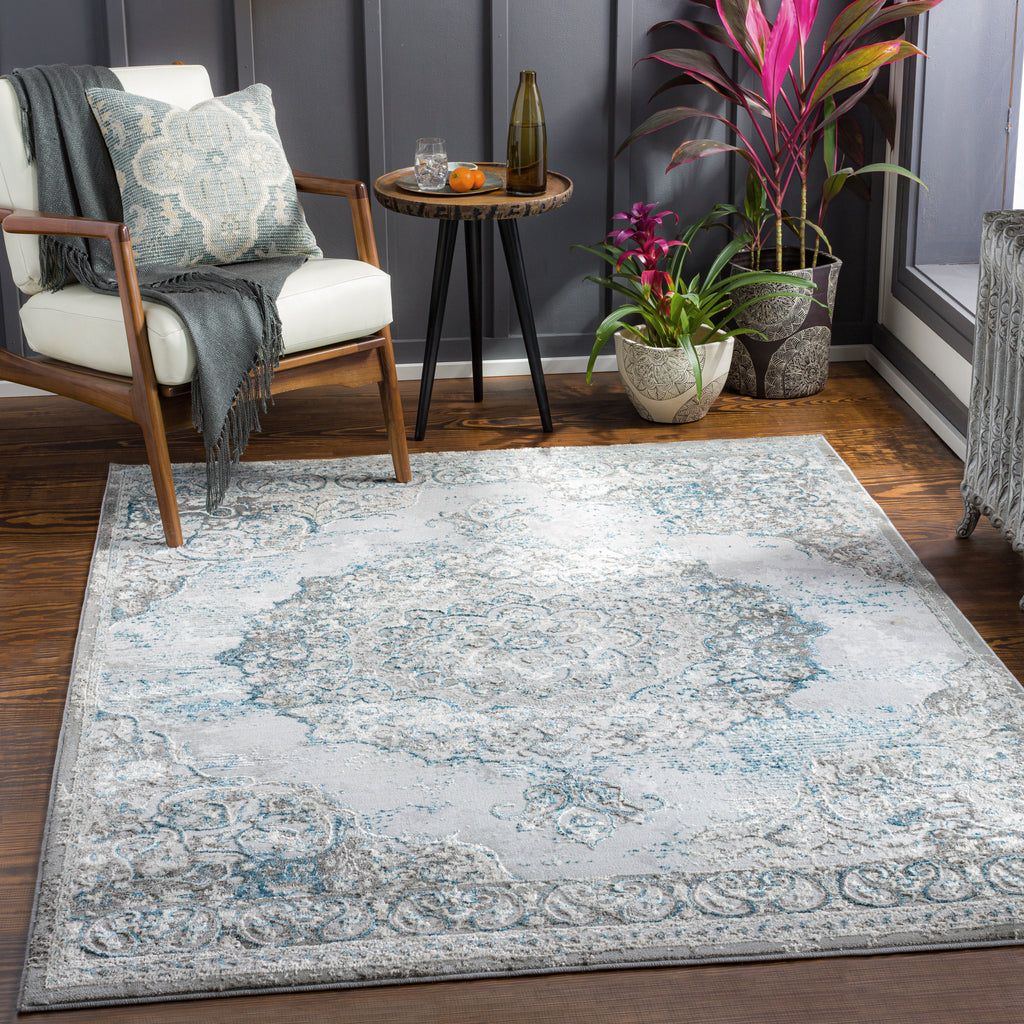 surya enfield enf 2324 teal rug