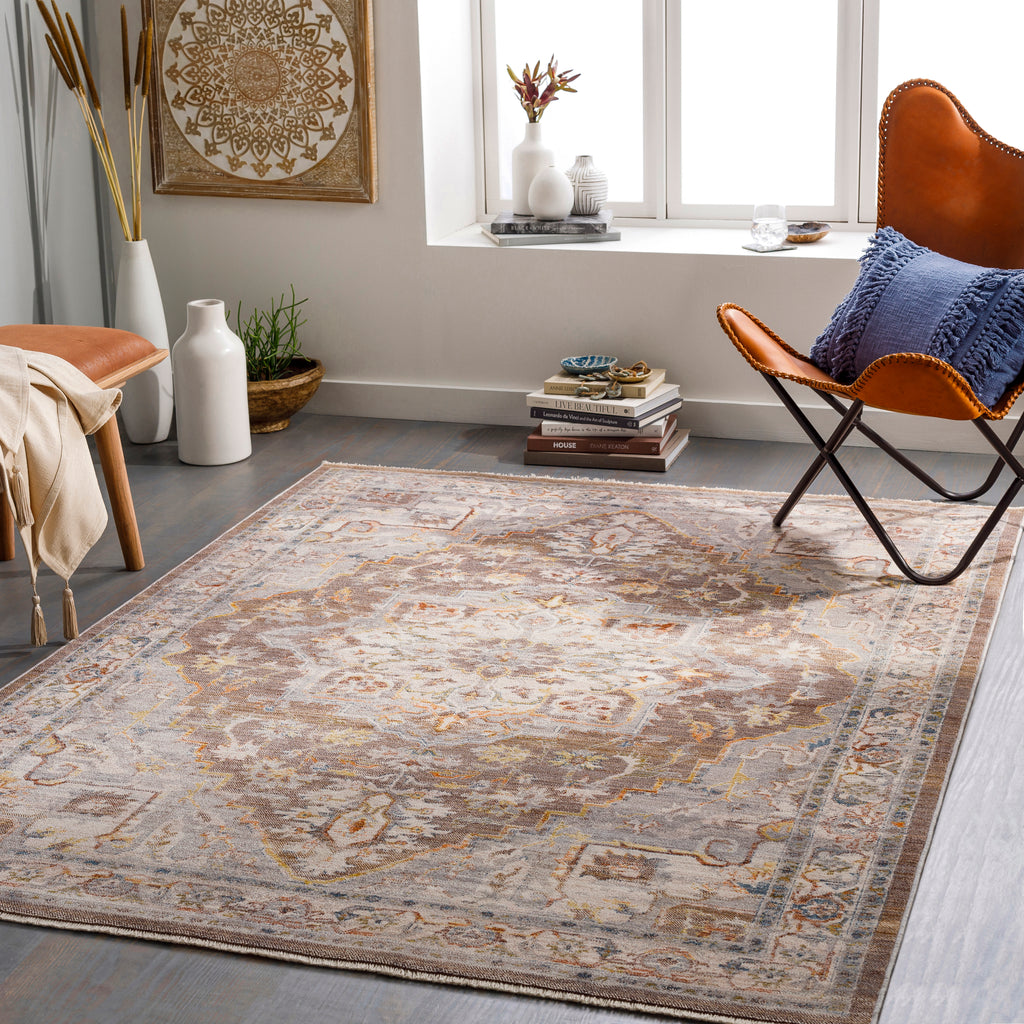 surya ephesians epc 2358 medium brown rug