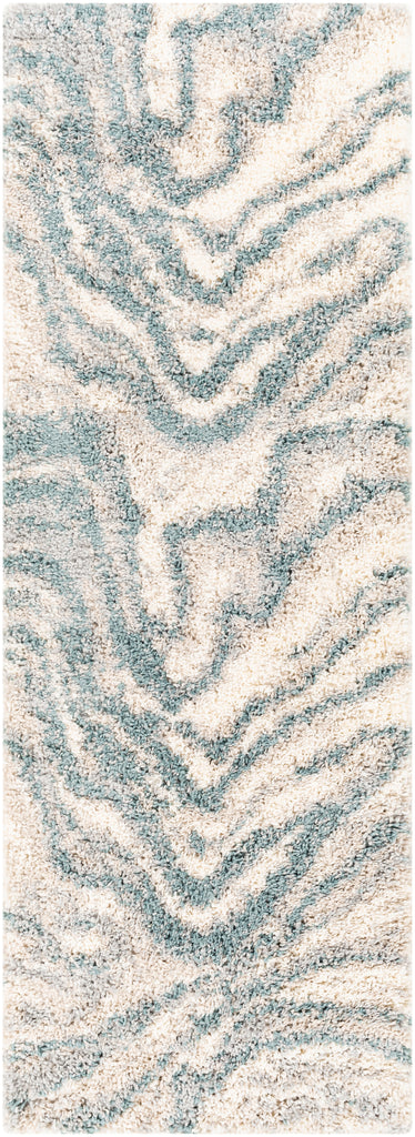 surya eskimo shag esg 2305 aqua rug