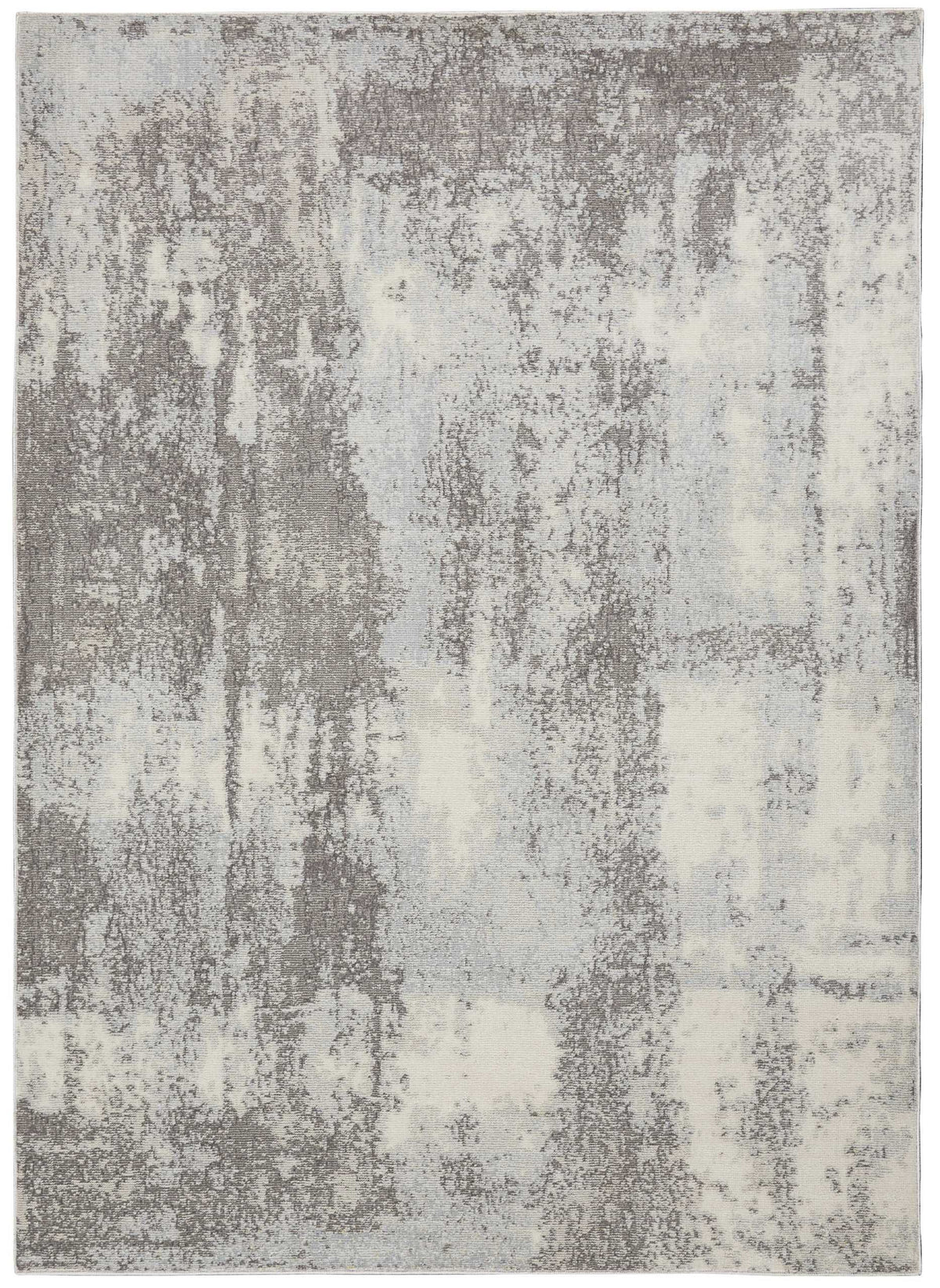 Nourison Etchings ETC02 Grey/Light Blue Rug