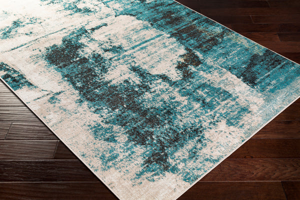 surya rafetus ets 2354 teal rug