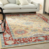nourison parisa psa07 gold brick rug