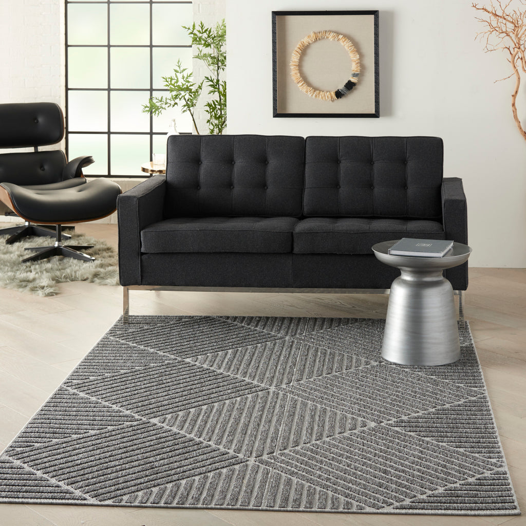 nourison cozumel czm05 dark grey rug