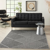 nourison cozumel czm05 dark grey rug