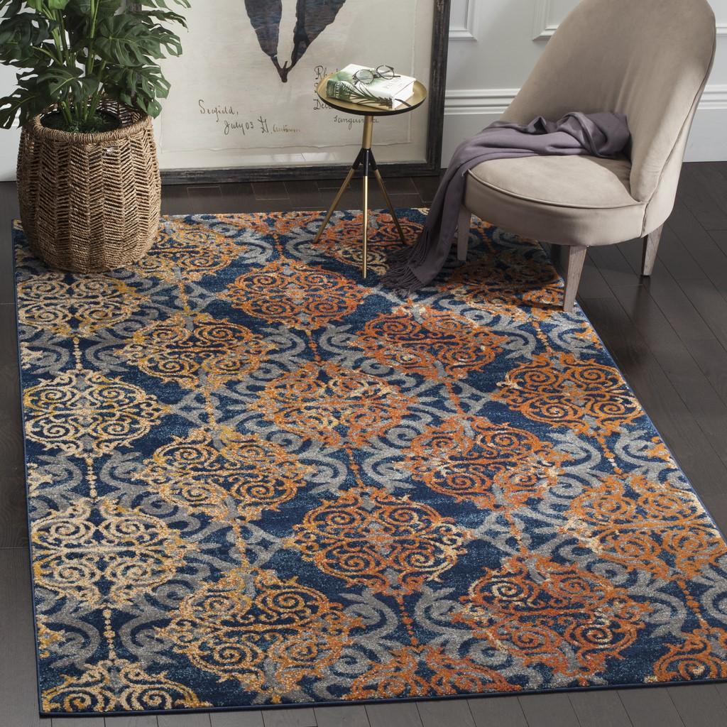 safavieh clearance evoke evk230s blue rug