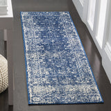 safavieh clearance evoke evk270a navy rug
