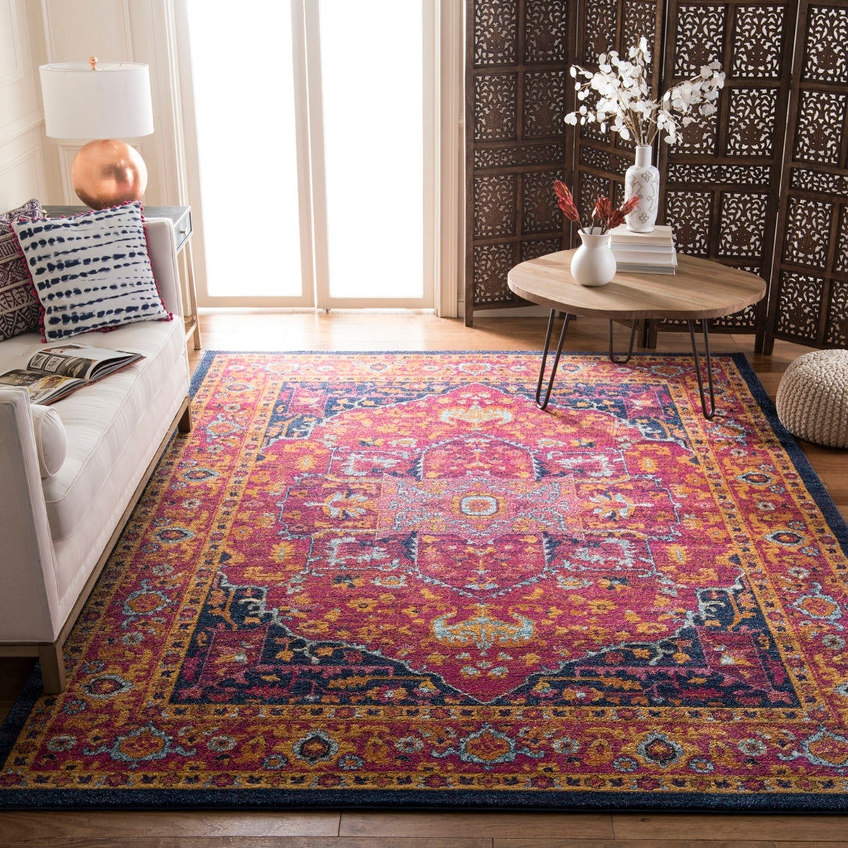safavieh clearance evoke evk275s fuchsia rug