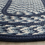 Safavieh Clearance Braided BRD401D Navy Rug