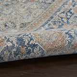 nourison silken allure stn07 blue rug