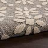nourison cozumel czm03 grey rug