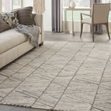 Nourison Colorado CLR01 Grey/White Rug
