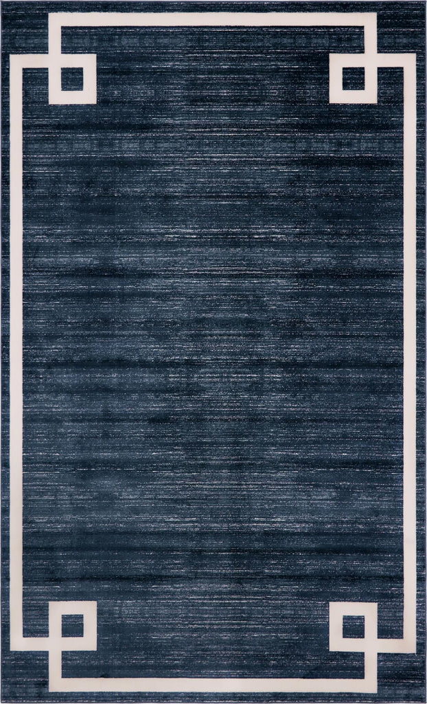 unique loom uptown lenox hill uptown  navy blue rug