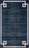 unique loom uptown lenox hill uptown  navy blue rug