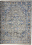 nourison silken allure stn07 blue rug