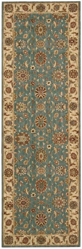 Nourison Clearance Living Treasures LI05 Aqua Rug