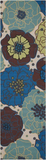 Nourison Clearance & Garden RS021 Light Blue Rug