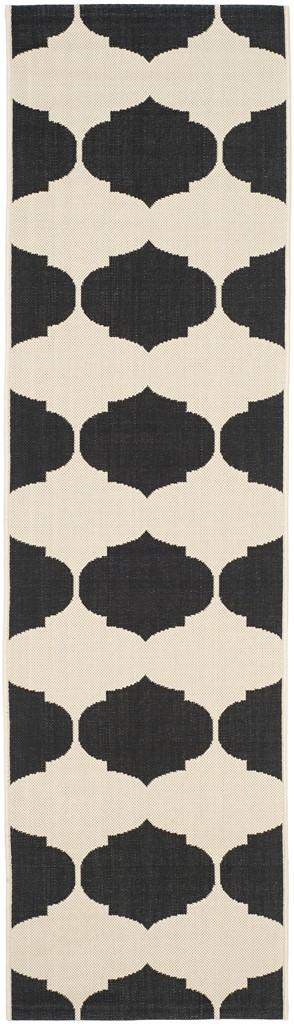 Safavieh Clearance Courtyard CY6162-256 Black Rug