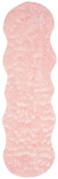 Safavieh Clearance Faux Sheep Skin FSS115G Pink Rug