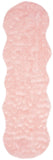 Safavieh Clearance Faux Sheep Skin FSS115G Pink Rug