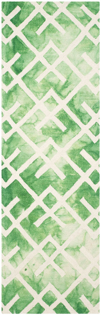 Safavieh Clearance Dip Dyes DDY677Q Green Rug