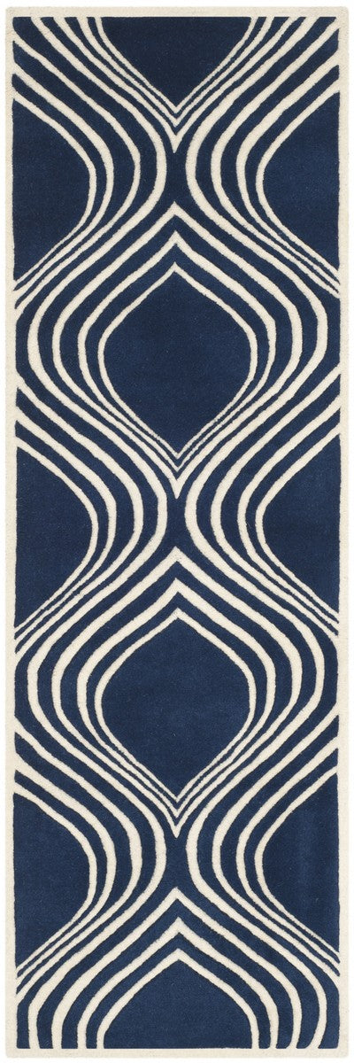 Safavieh Clearance Chatham CHT758C Navy Blue Rug