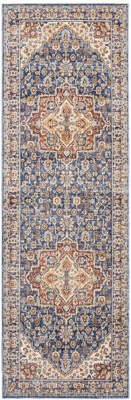 Nourison Clearance Lagos LAG01 Blue Rug