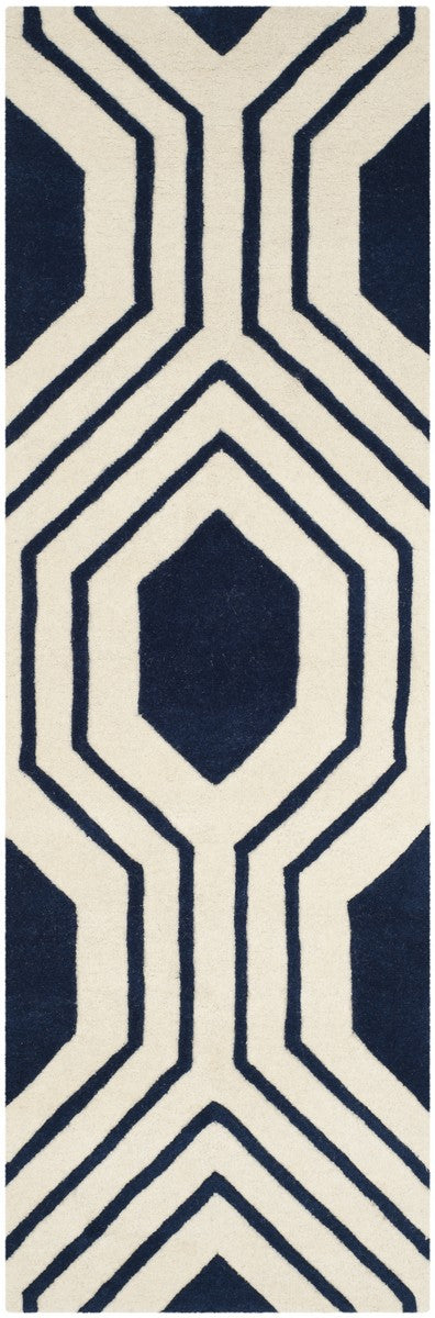 Safavieh Clearance Chatham CHT760C Navy Blue Rug
