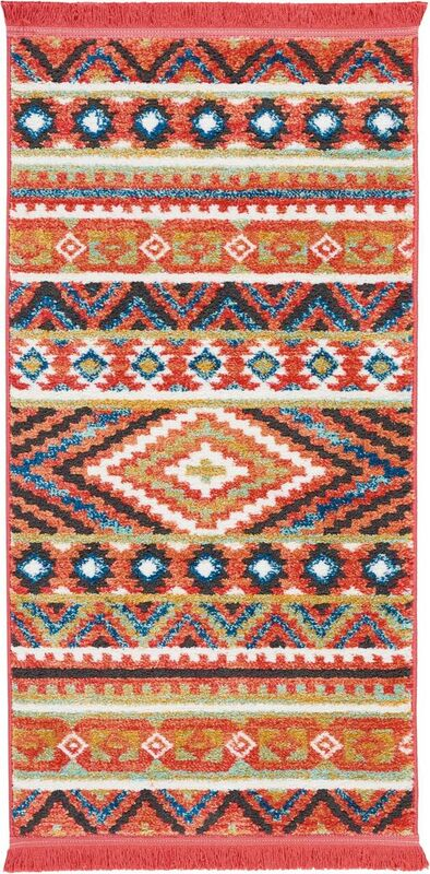 Nourison Clearance Navajo NAV04 Orange Rug