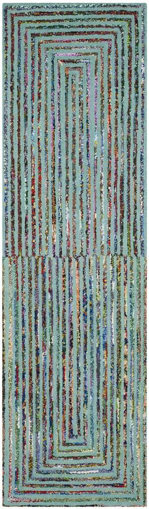 Safavieh Clearance Nantucket NAN603A Teal Multi Rug