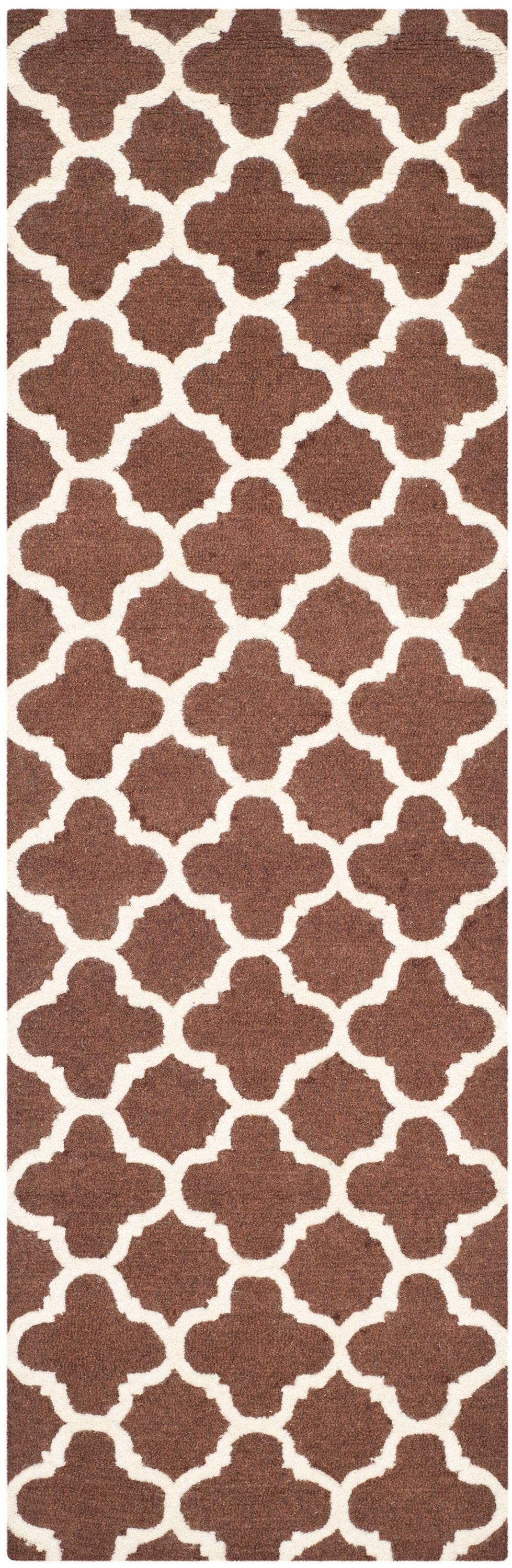 Safavieh Clearance Cambridge CAM130H Dark Brown Rug