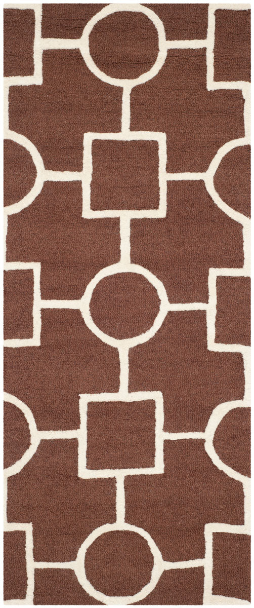 Safavieh Clearance Cambridge CAM143H Dark Brown Rug