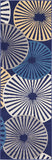 Nourison Clearance Grafix GRF20 Navy Blue Rug