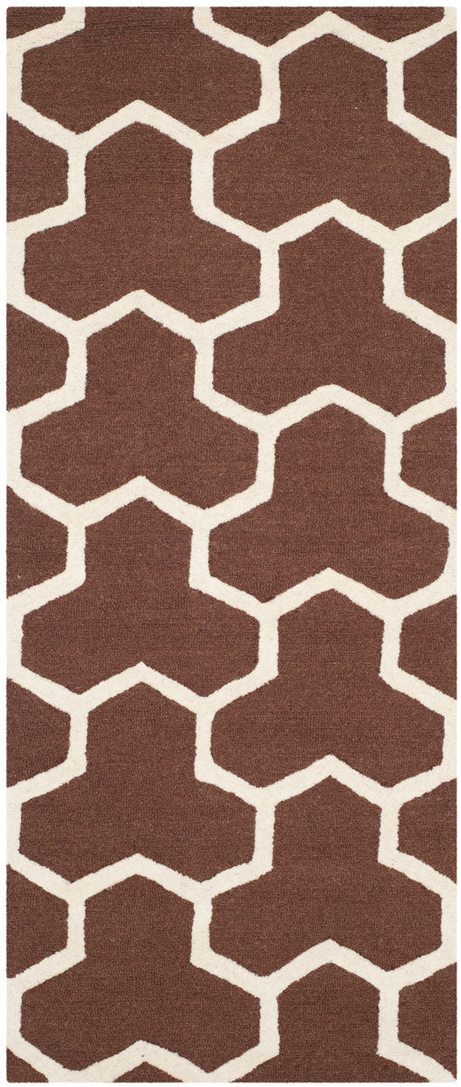 Safavieh Clearance Cambridge CAM146H Dark Brown Rug