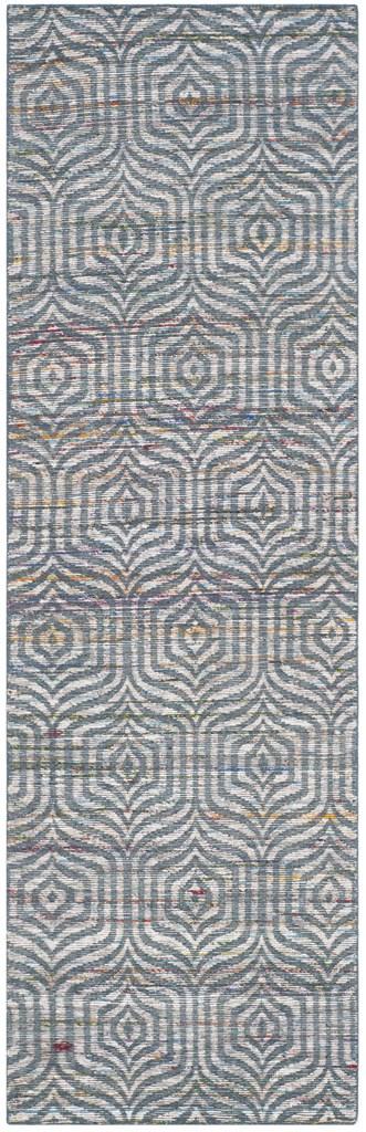 Safavieh Clearance Straw Patch STP212A Blue Rug