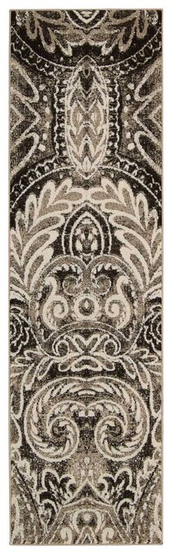 Nourison Clearance MA05 Glistening Nights MA501 Light Grey Rug