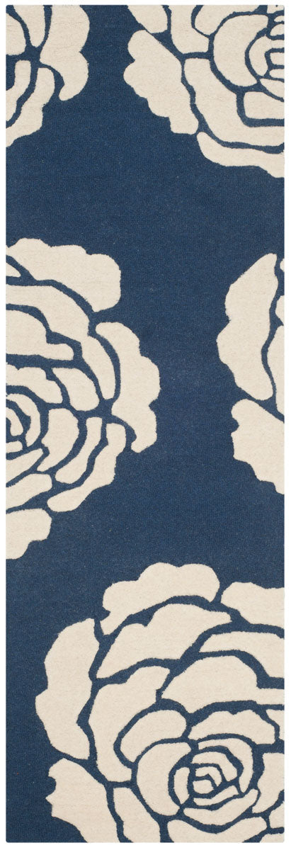 Safavieh Clearance Cambridge CAM782M Navy Rug