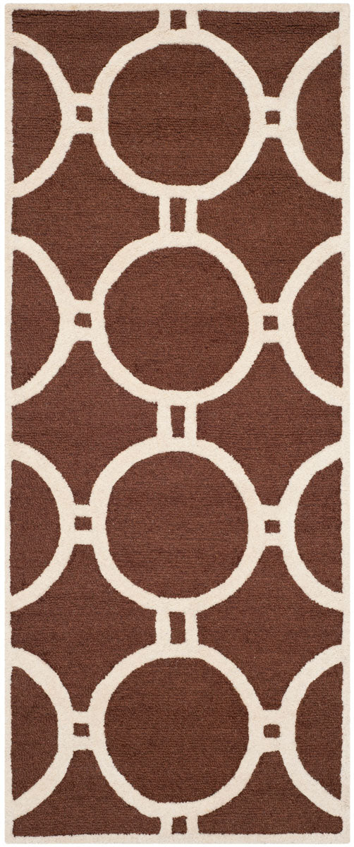 Safavieh Clearance Cambridge CAM145H Dark Brown Rug