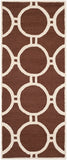 Safavieh Clearance Cambridge CAM145H Dark Brown Rug