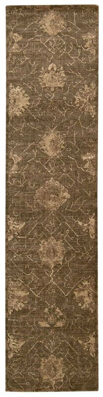 Nourison Clearance Silken Allure SLK08 Chocolate Rug