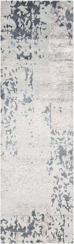 Nourison Silken Shadow SHA16 Silver Grey Rug
