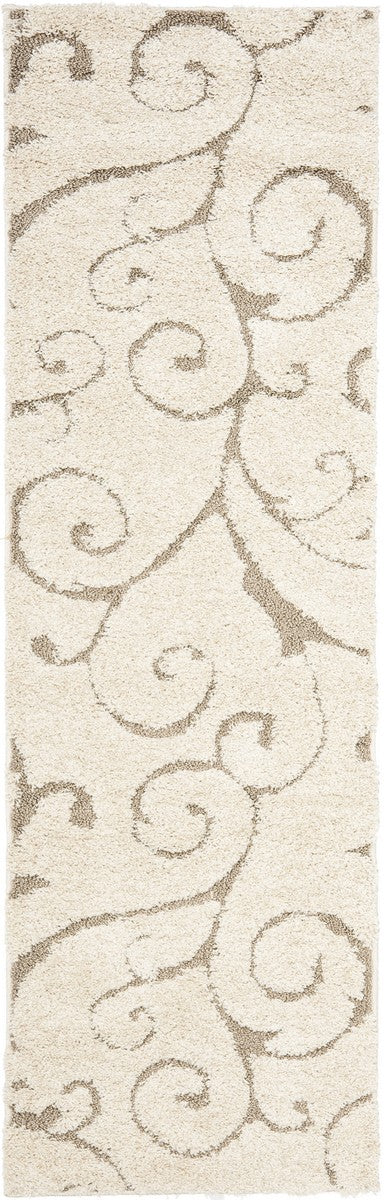 Safavieh Clearance Florida Shag SG455-1113 Cream Beige Rug