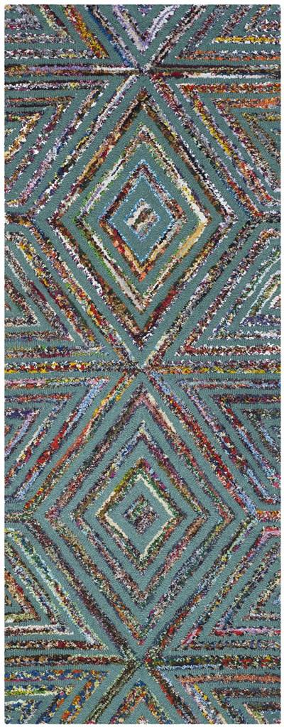 Safavieh Clearance Nantucket NAN607A Blue Multi Rug