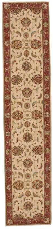 Nourison Clearance Living Treasures LI04 Ivory Red Rug